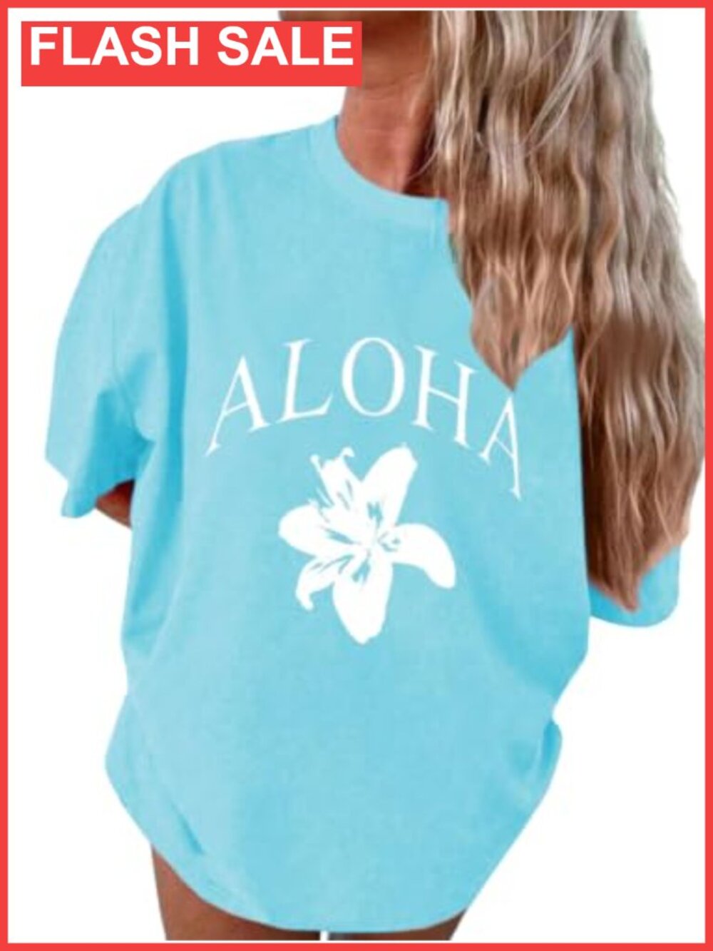Girls Summer Hawaiian Aloha Tropical Graphic Smile T Shirt Tee